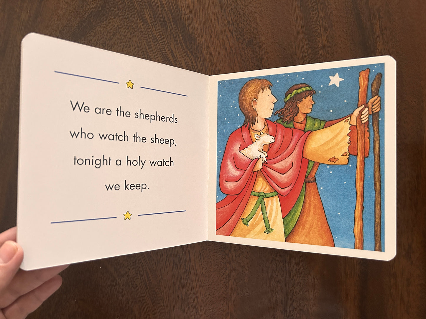 Christmas in the manger