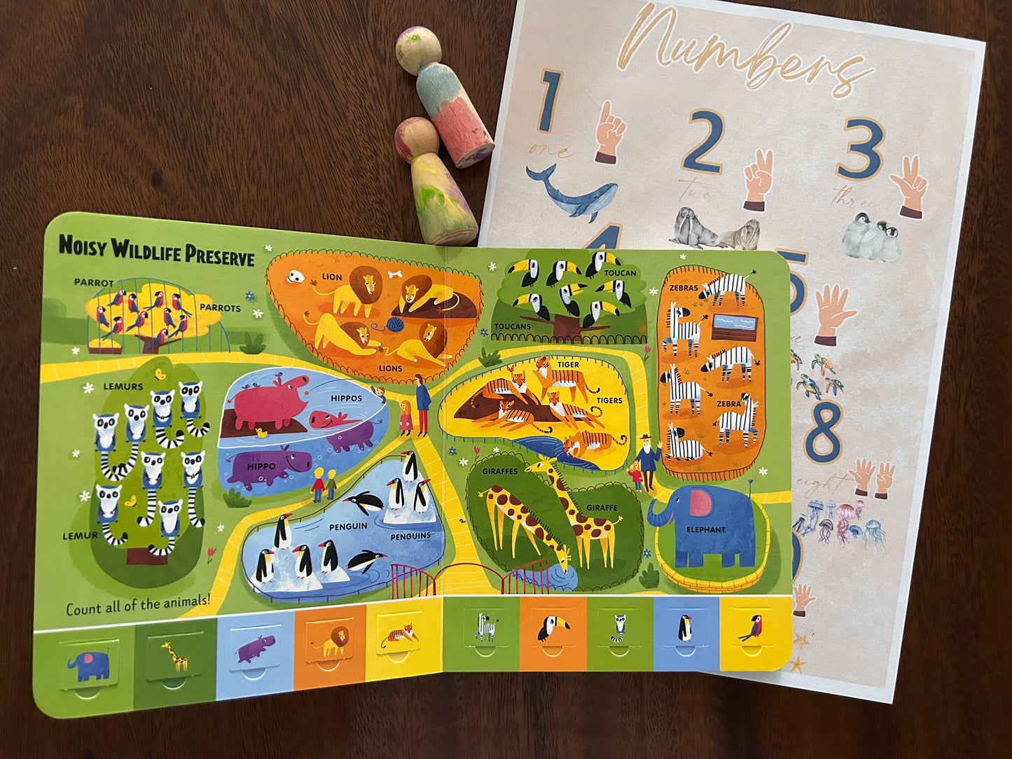 Lift and Learn Numbers