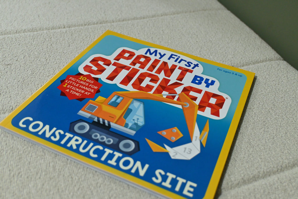 My First Paint By Sticker: Construction Site
