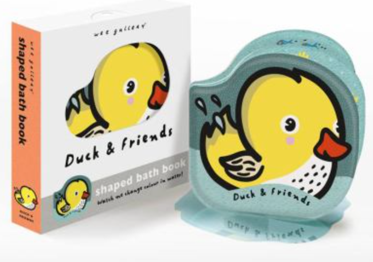 Wee Gallery Shaped Bath Books: Duck and Friends