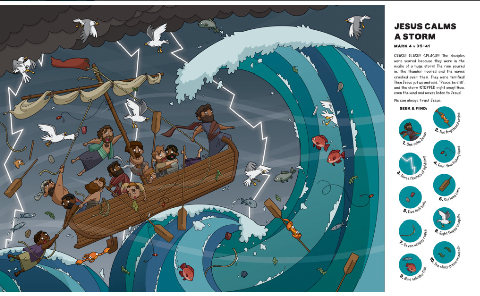 Seek and Find: New Testament Bible Stories